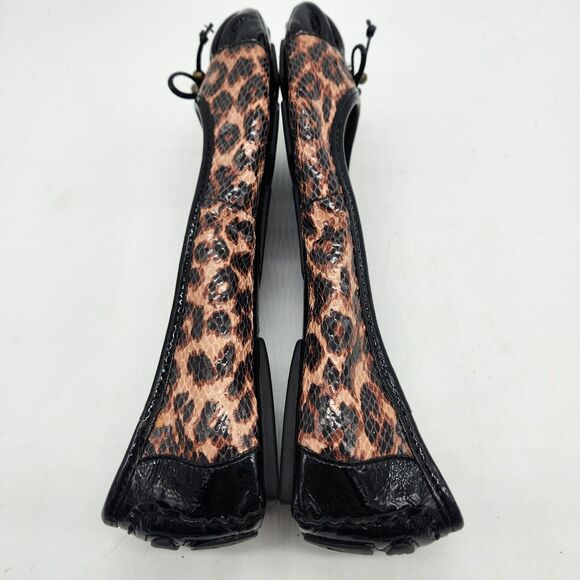 AK Anne Klein Womens 7.5M Ballet Flats Cheetah Print Driving Shoes MAINTHEICEM - Picture 9 of 12